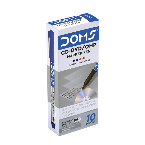 DOMS CD Marker Pen – Blue [1-Marker]