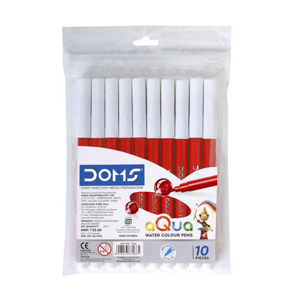 DOMS Aqua Water Colour Pen - Red [1-PEN]